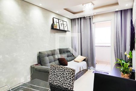 Sala de apartamento para alugar com 3 quartos, 60m² em Vila Noemia, Mauá