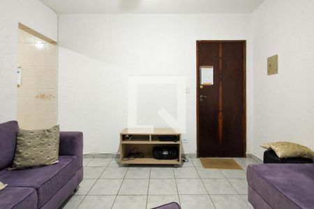 Sala de apartamento para alugar com 1 quarto, 80m² em Guilhermina, Praia Grande