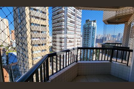 Varanda da Sala de apartamento para alugar com 3 quartos, 140m² em Embaré, Santos