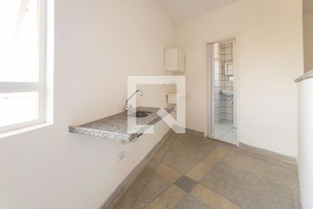 Cozinha de kitnet/studio para alugar com 1 quarto, 35m² em Centro, Vinhedo