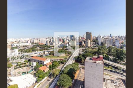 Varanda - Vista de apartamento à venda com 1 quarto, 31m² em Brás, São Paulo