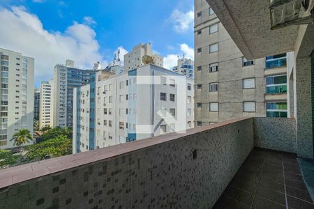 Varanda  de apartamento para alugar com 3 quartos, 106m² em Barra Funda, Guarujá