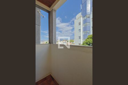 Varanda da Sala de apartamento à venda com 2 quartos, 55m² em Concórdia, Belo Horizonte