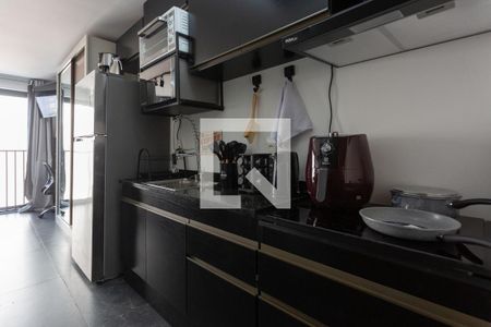 Cozinha de apartamento para alugar com 1 quarto, 25m² em Auxiliadora, Porto Alegre