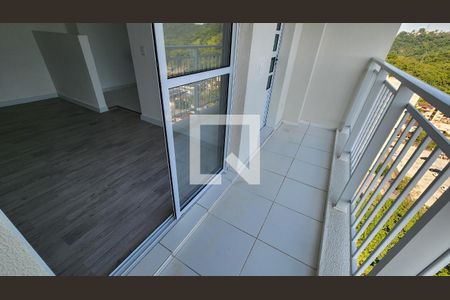 Varanda da Sala de apartamento para alugar com 2 quartos, 65m² em Morro Nova Cintra, Santos