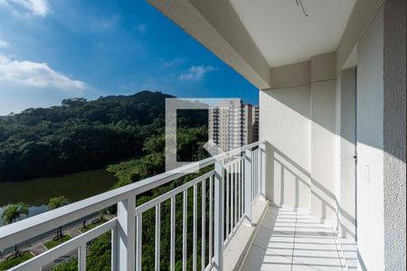 Varanda de apartamento para alugar com 3 quartos, 65m² em Morro de Nova Cintra, Santos