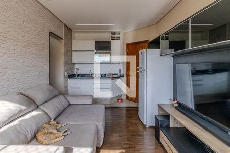 Sala/Cozinha de apartamento à venda com 1 quarto, 43m² em Paraíso do Morumbi, São Paulo