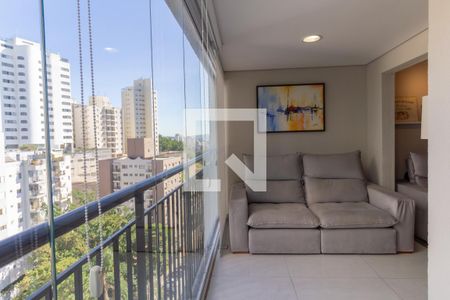Varanda da Sala de apartamento para alugar com 3 quartos, 68m² em Vila Ipojuca, São Paulo