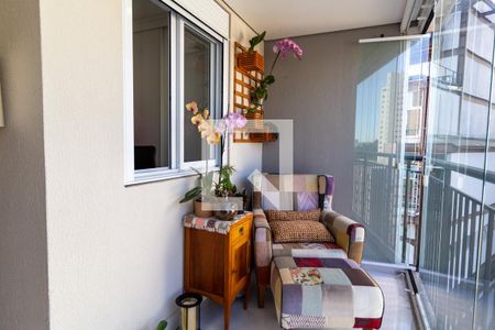 Varanda da Sala de apartamento para alugar com 3 quartos, 68m² em Vila Ipojuca, São Paulo