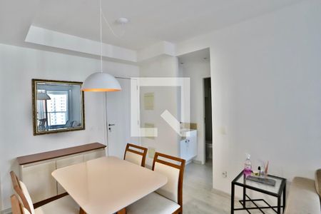 Sala de apartamento para alugar com 1 quarto, 50m² em Vila Regente Feijó, São Paulo
