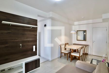 Sala de apartamento para alugar com 1 quarto, 50m² em Vila Regente Feijó, São Paulo