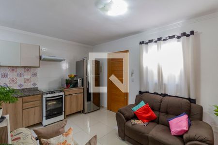 Sala e Cozinha Integrada  de apartamento à venda com 2 quartos, 40m² em Penha de França, São Paulo