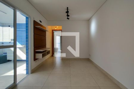 Sala de apartamento para alugar com 1 quarto, 67m² em Canto do Forte, Praia Grande