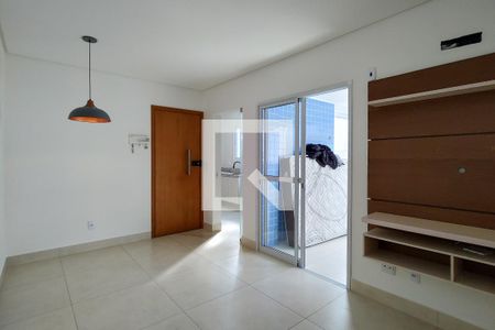 Sala de apartamento para alugar com 1 quarto, 67m² em Canto do Forte, Praia Grande