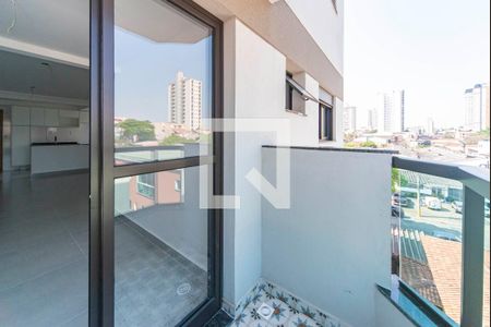 Varanda da Sala de apartamento à venda com 2 quartos, 60m² em Vila Leopoldina, Santo André