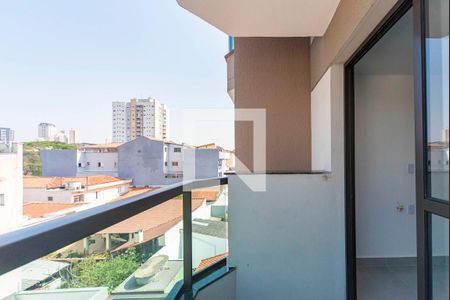 Varanda da Sala de apartamento à venda com 2 quartos, 60m² em Vila Leopoldina, Santo André