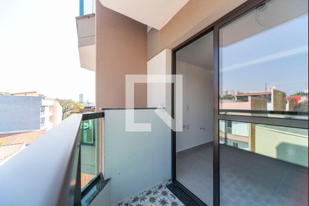 Varanda da Sala de apartamento à venda com 2 quartos, 60m² em Vila Leopoldina, Santo André