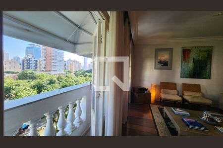 Detalhe Sala de apartamento para alugar com 4 quartos, 354m² em Boqueirão, Santos