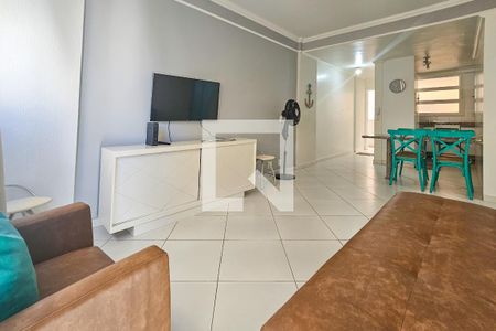 Sala de apartamento para alugar com 2 quartos, 67m² em Pitangueiras, Guarujá