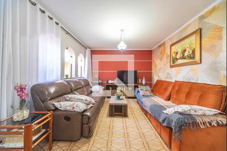 Sala de casa à venda com 3 quartos, 250m² em Vila Alzira, Santo André