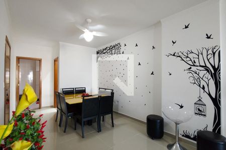 Sala de apartamento para alugar com 3 quartos, 117m² em Caiçara, Praia Grande