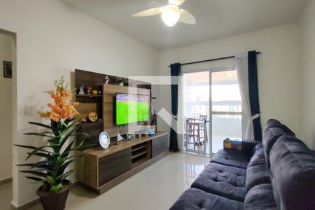 Sala de apartamento para alugar com 3 quartos, 117m² em Caiçara, Praia Grande