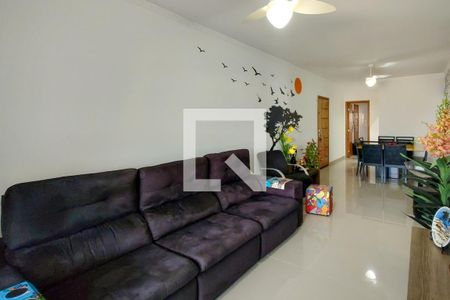 Sala de apartamento para alugar com 3 quartos, 117m² em Caiçara, Praia Grande