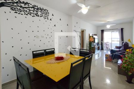 Sala de apartamento para alugar com 3 quartos, 117m² em Caiçara, Praia Grande