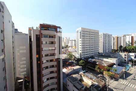 Vista da Varanda de kitnet/studio à venda com 1 quarto, 22m² em Indianópolis, São Paulo