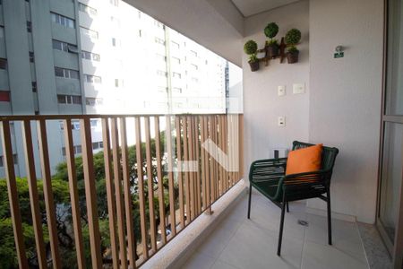 Varanda de kitnet/studio para alugar com 1 quarto, 25m² em Sumarezinho, São Paulo