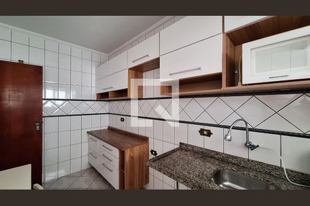 Cozinha de apartamento para alugar com 1 quarto, 48m² em Ocian, Praia Grande