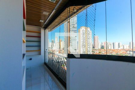 Varanda da Sala de apartamento à venda com 4 quartos, 255m² em Tatuapé, São Paulo