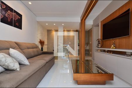 Sala cobertura de apartamento à venda com 4 quartos, 190m² em Sagrada Família, Belo Horizonte