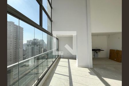 Varanda da Sala  de apartamento para alugar com 2 quartos, 96m² em Vila Clementino, São Paulo