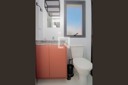 Banheiro de kitnet/studio para alugar com 1 quarto, 25m² em Jardim Paulista, São Paulo