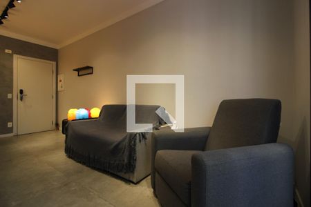 Sala de apartamento à venda com 1 quarto, 50m² em Jardim Paulista, São Paulo