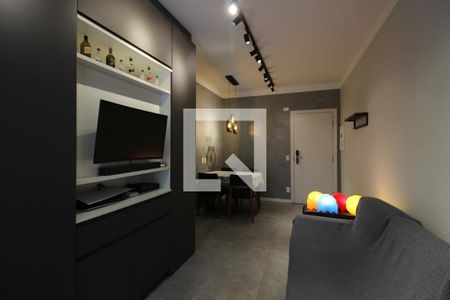 Sala de apartamento à venda com 1 quarto, 50m² em Jardim Paulista, São Paulo