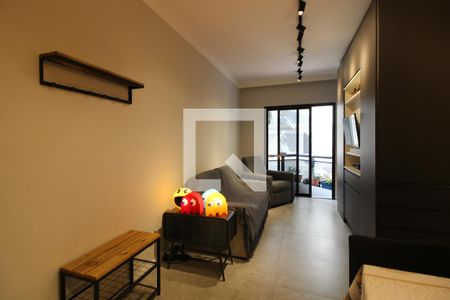 Sala de apartamento à venda com 1 quarto, 50m² em Jardim Paulista, São Paulo