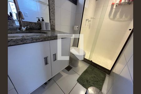 Banheiro da Suíte de apartamento à venda com 3 quartos, 83m² em Cachambi, Rio de Janeiro
