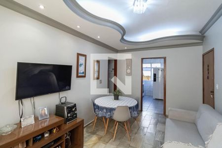 Sala  de apartamento à venda com 3 quartos, 90m² em Castelo, Belo Horizonte