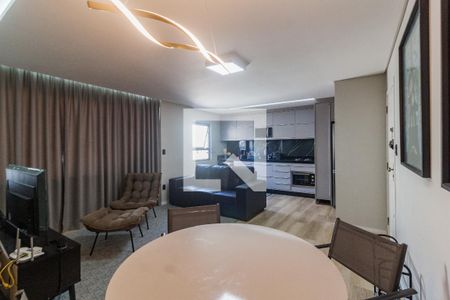 Sala  de apartamento para alugar com 1 quarto, 55m² em Kobrasol, São José
