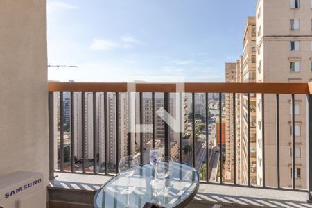 Varanda de apartamento para alugar com 1 quarto, 32m² em Brooklin Paulista, São Paulo