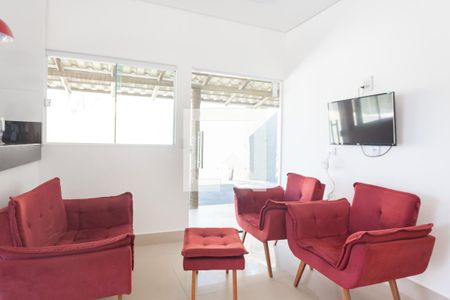 sala de casa de condomínio à venda com 3 quartos, 220m² em (residencial Belarmino) - Santa Rita - Nova Lima, Nova Lima