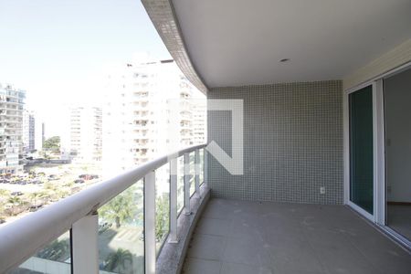 Varanda da Sala de apartamento para alugar com 3 quartos, 82m² em Jacarepaguá, Rio de Janeiro