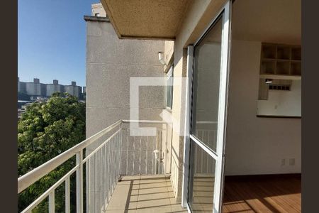 Varanda da Sala de apartamento para alugar com 2 quartos, 48m² em Vila Inglesa, São Paulo
