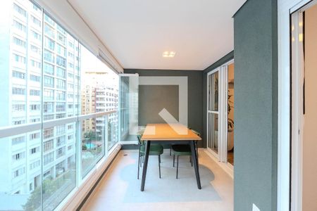 Sacada de apartamento à venda com 1 quarto, 48m² em Cerqueira César, São Paulo