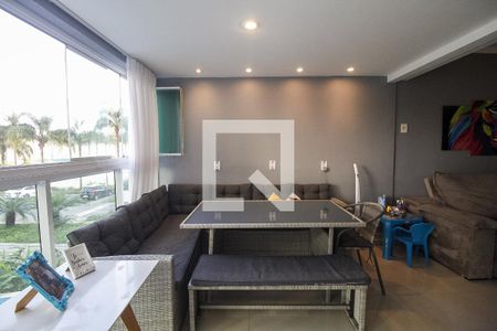 Varanda da Sala de apartamento à venda com 3 quartos, 94m² em Barra da Tijuca, Rio de Janeiro