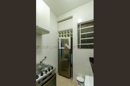 Cozinha de kitnet/studio à venda com 1 quarto, 34m² em Centro Histórico, Porto Alegre