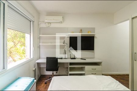 Detalhe Quarto / Sala de kitnet/studio para alugar com 1 quarto, 34m² em Centro Histórico, Porto Alegre