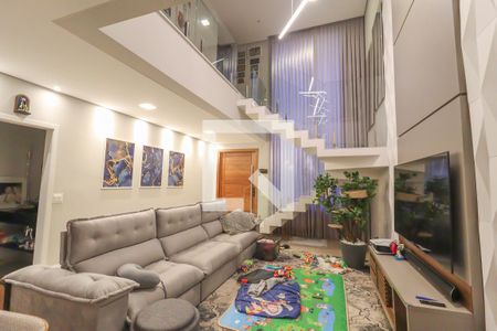 Sala de casa de condomínio à venda com 3 quartos, 250m² em Recanto Quarto Centenário, Jundiaí